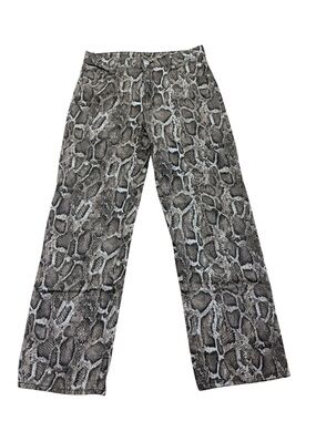 Snake-Print Pants